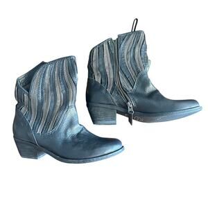 Sheridan MIA Women's Ankle Leather Boots Western Size 37 - 6.5 US